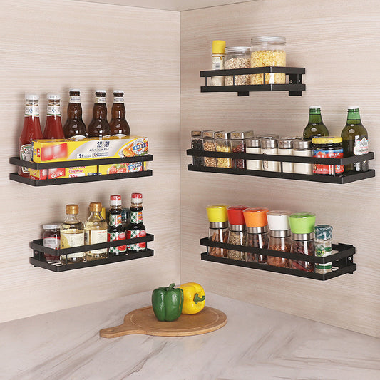 Wall-Mounted Kitchen Storage Organizer Shelf