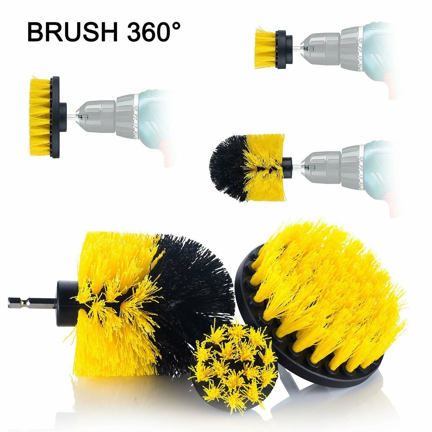 Power Scrubber Drill Brush Se