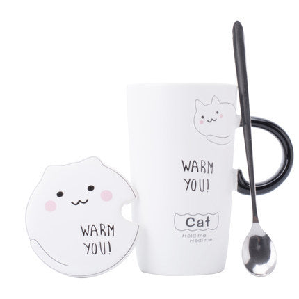 Korean Cute Ceramic Mug Set