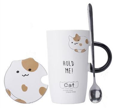 Korean Cute Ceramic Mug Set