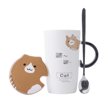 Korean Cute Ceramic Mug Set