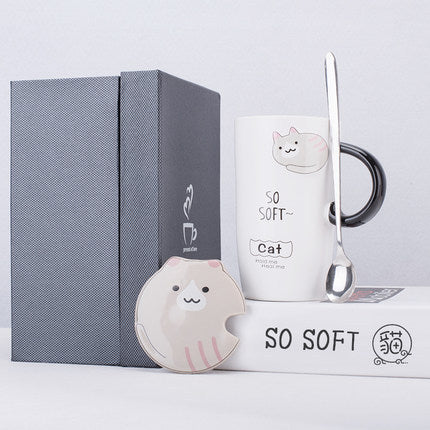 Korean Cute Ceramic Mug Set