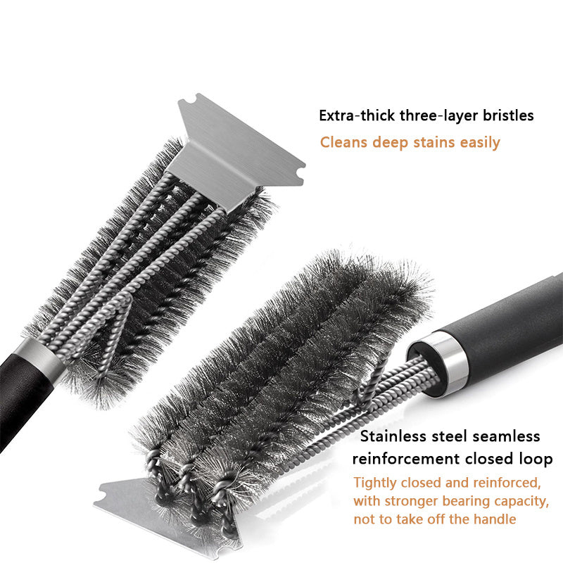 Stainless Steel BBQ Cleaning Brush