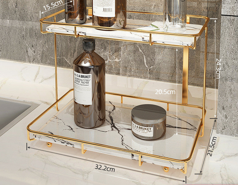 Light Luxury Bathroom Shelf