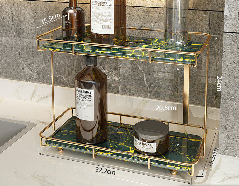 Light Luxury Bathroom Shelf