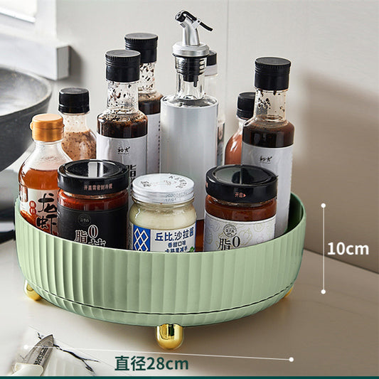 360° Rotating Multi-functional Kitchen Shelf