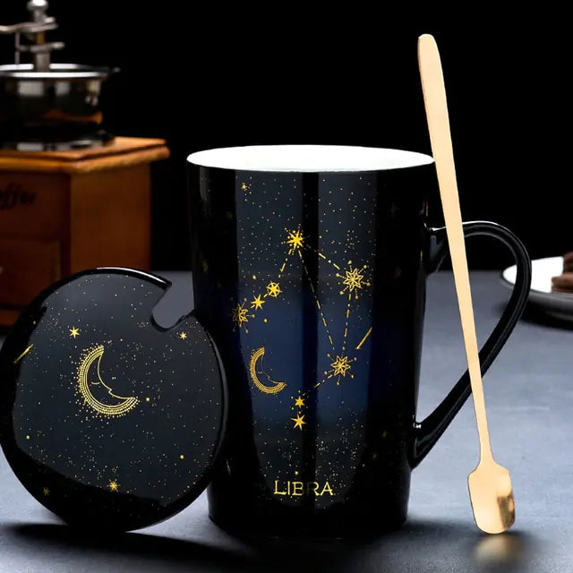 12 Zodiac Constellation Mug Set