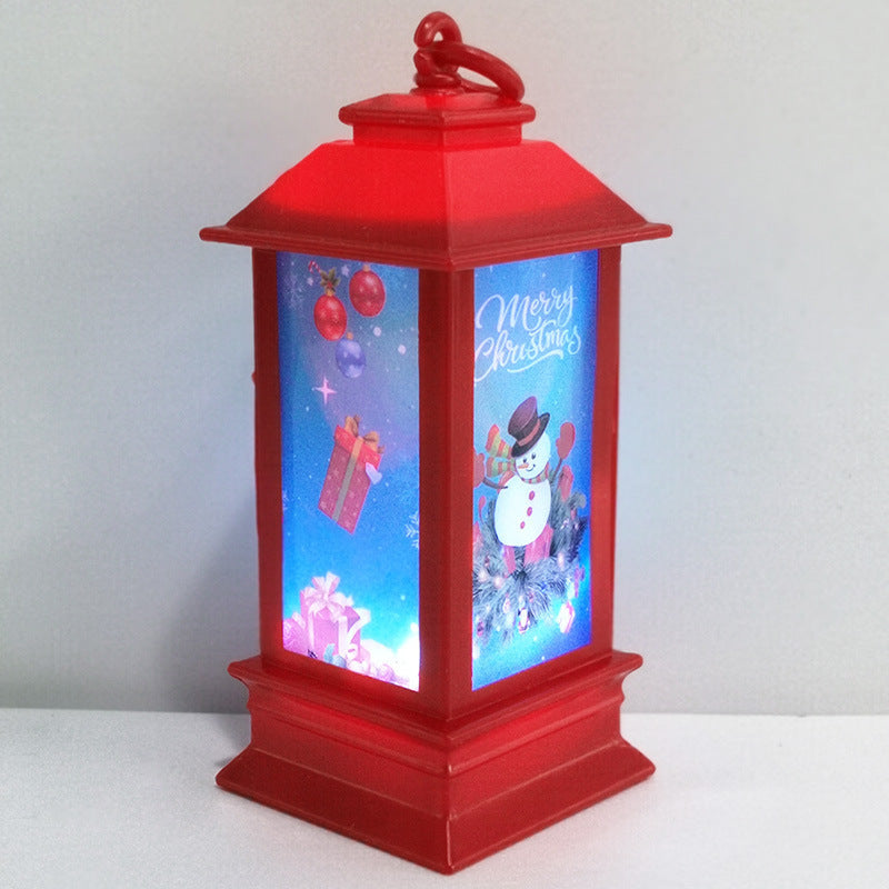 Christmas Santa Claus Snowman Light