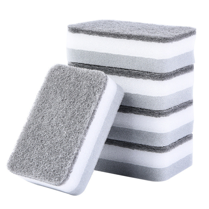 Double-Sided Kitchen Sponge Block