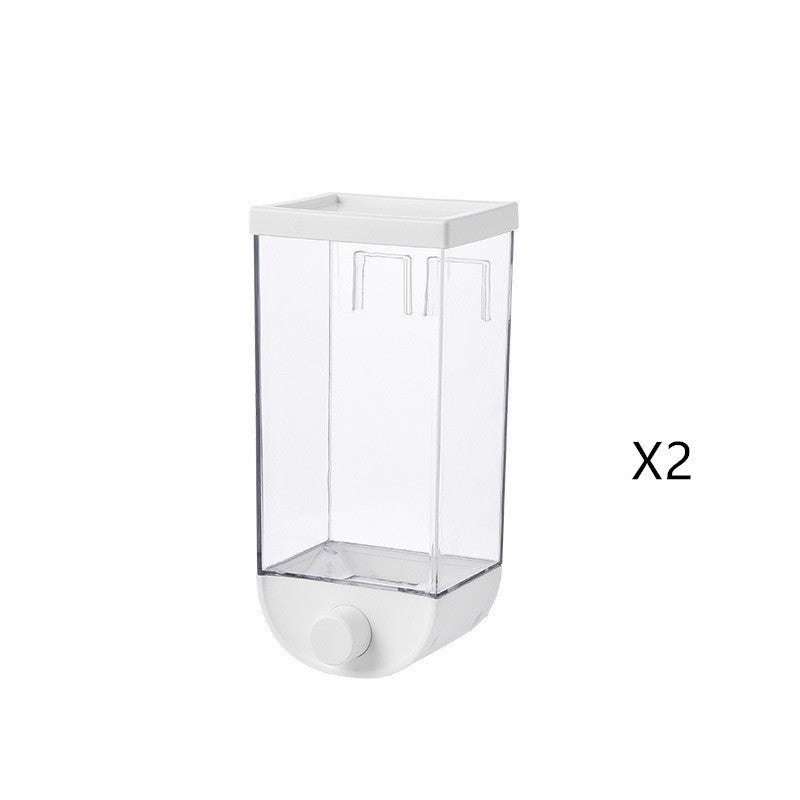 Wall-Mounted Cereal Dispenser Food Storage