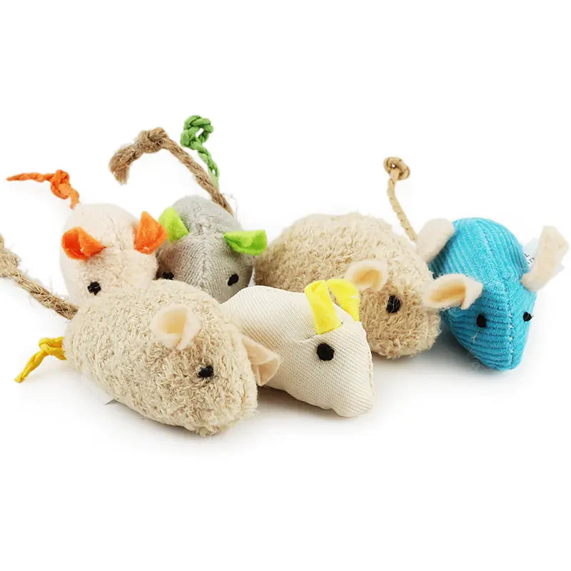 Pet Toy Mice Plush Mouse Cat Toy For Kitten