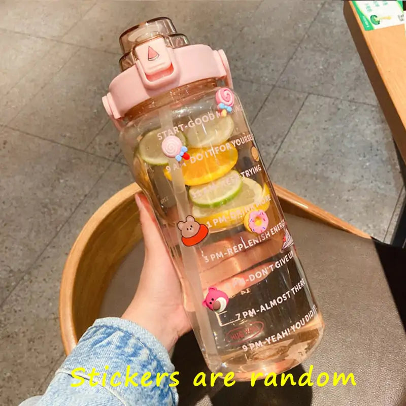 Colourful Frosted Water Bottle