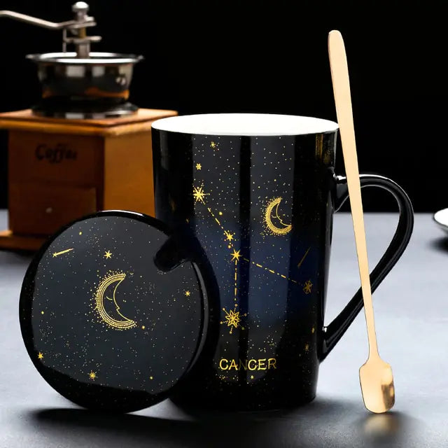 12 Zodiac Constellation Mug Set