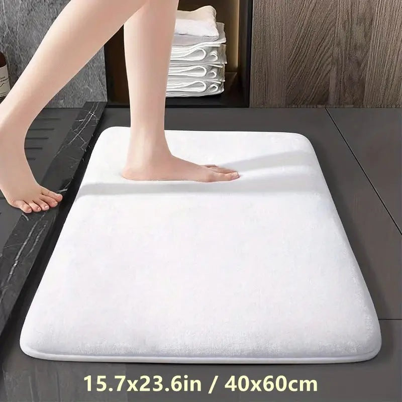 Solid Color Non-slip Bathroom Floor Mat