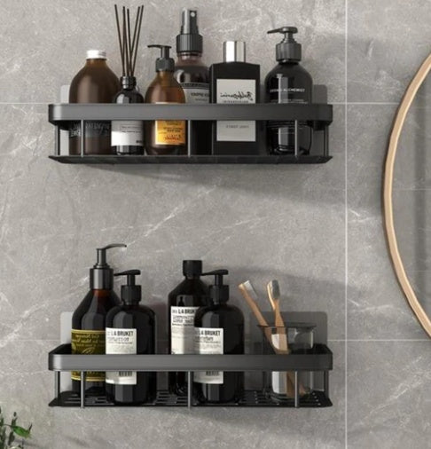 Punch-Free Bathroom Shelf for Toiletries