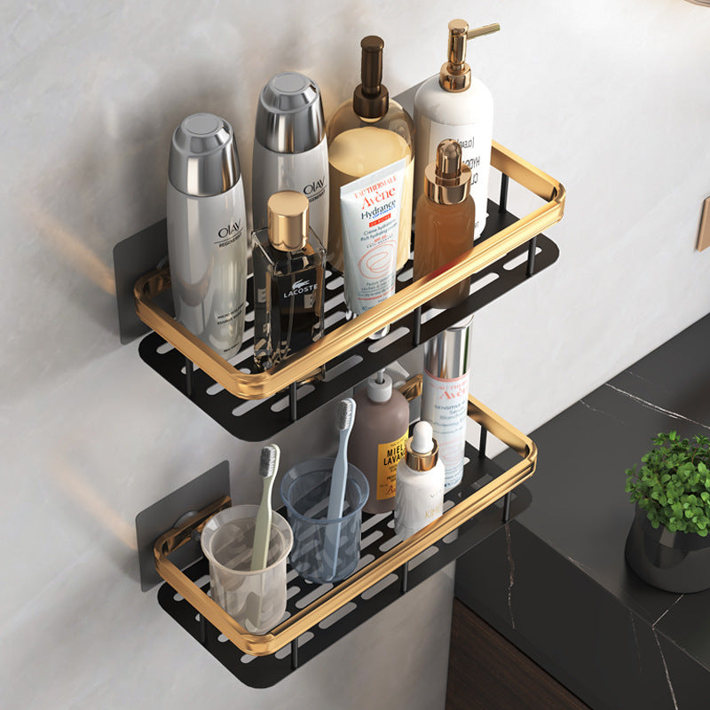 Punch-Free Bathroom Shelf for Toiletries