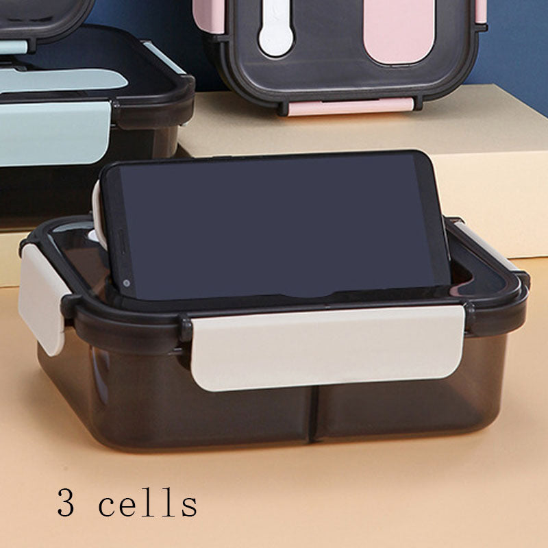 Microwaveable Plastic Bento Lunch Box Container