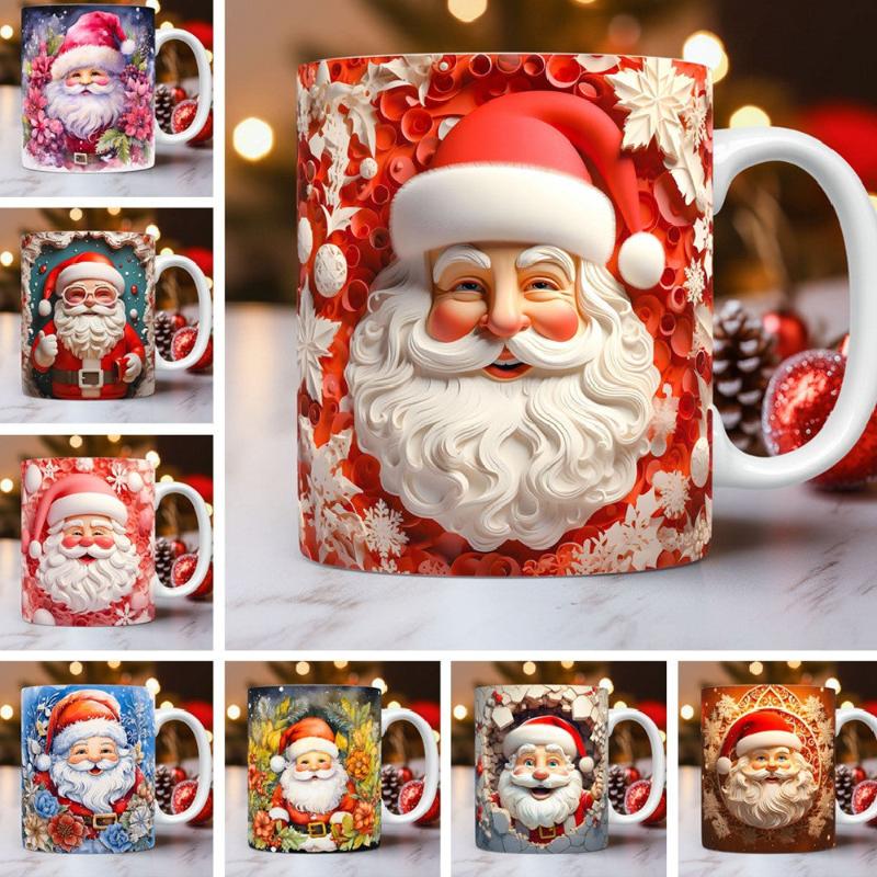 Christmas  Ceramic Santa Mug