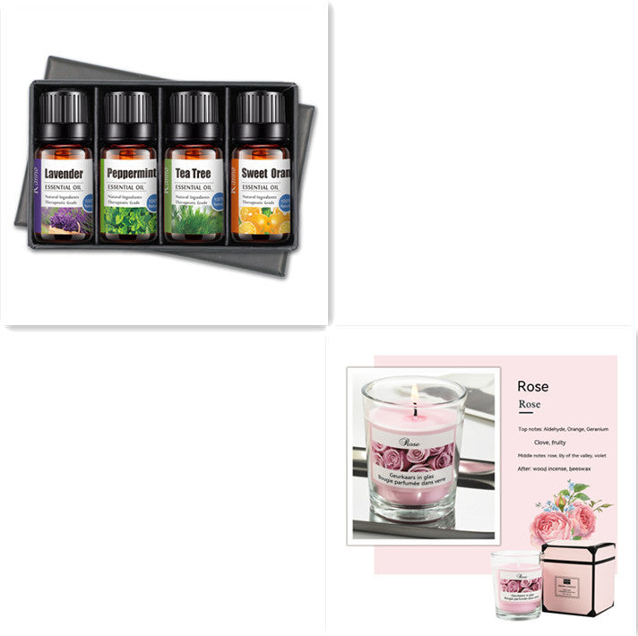 Pack de 4 aceites esenciales de masaje