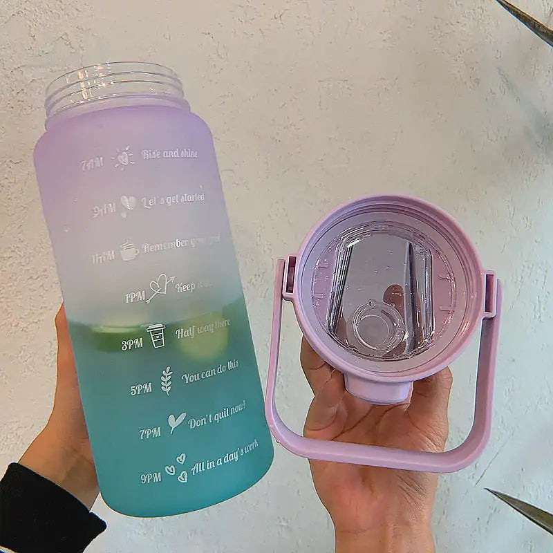 Colourful Frosted Water Bottle