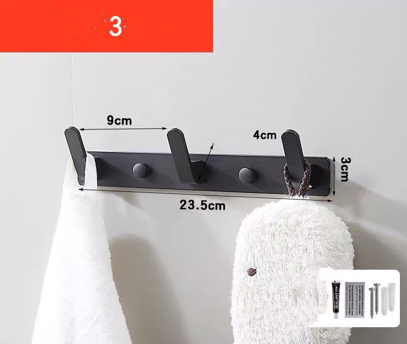 Perforation-Free Bathroom Towel Hook