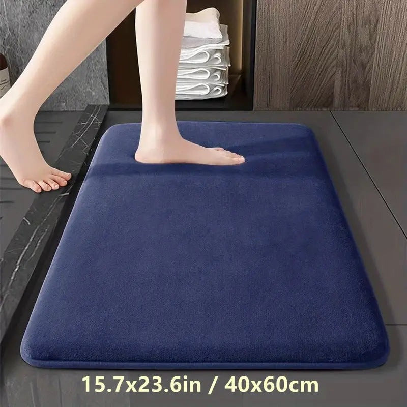 Solid Color Non-slip Bathroom Floor Mat