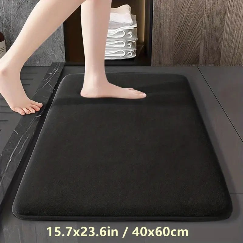 Solid Color Non-slip Bathroom Floor Mat