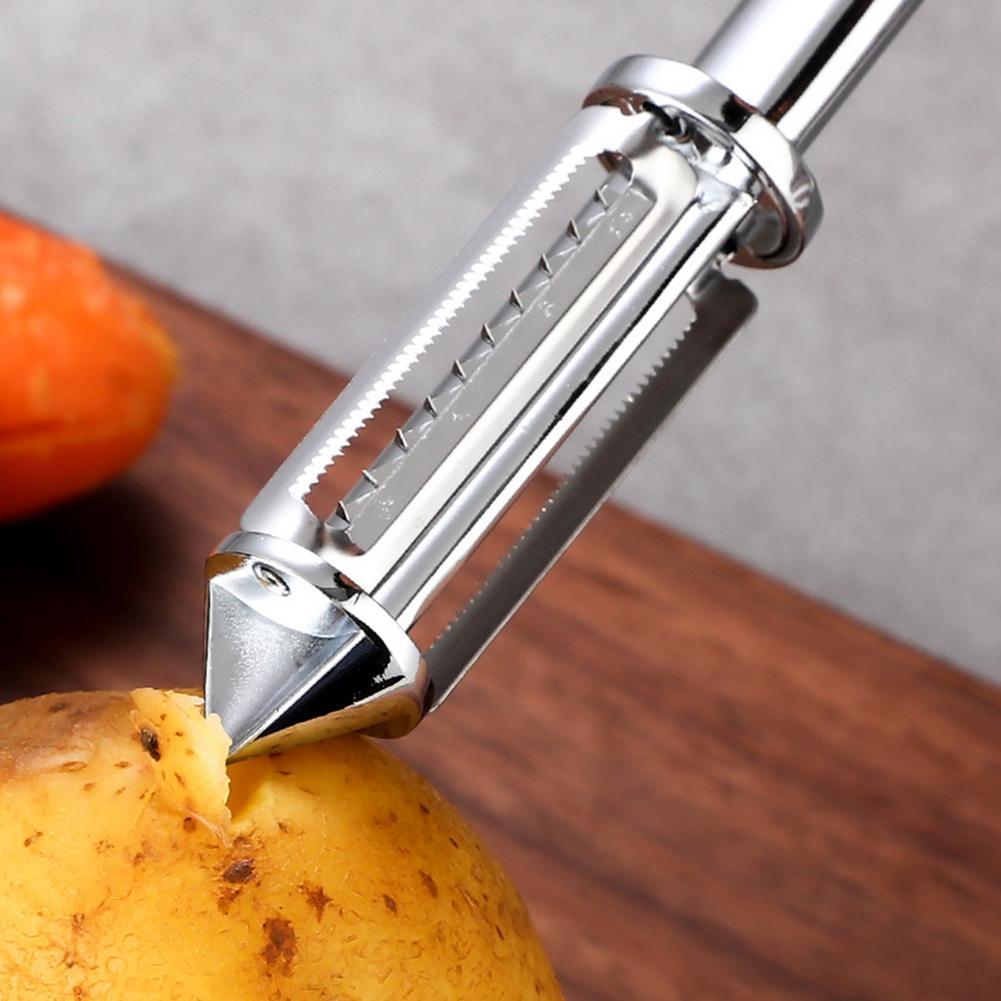 Zinc Alloy Two-in-One Kitchen Peeler