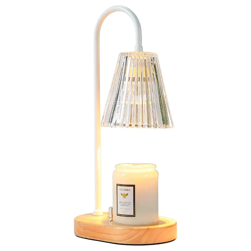 Solid Wood Candle Warmer Lamp