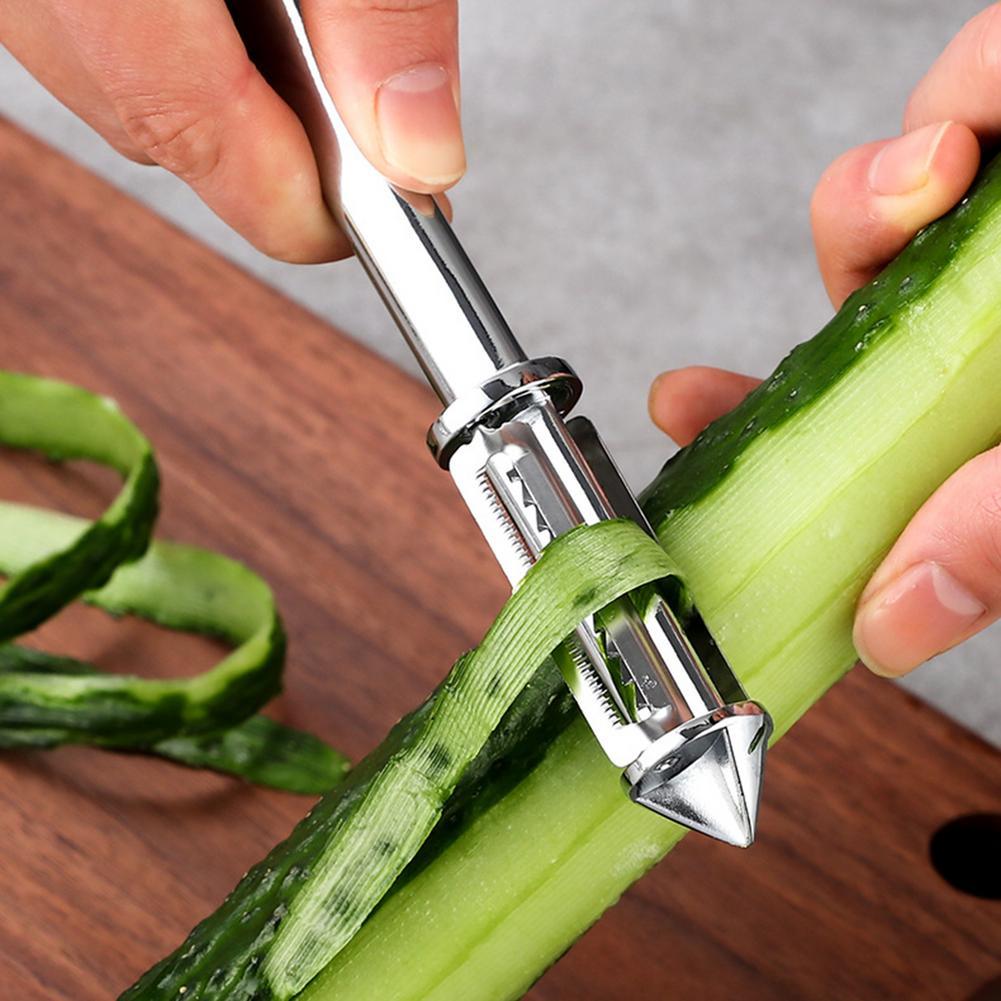 Zinc Alloy Two-in-One Kitchen Peeler