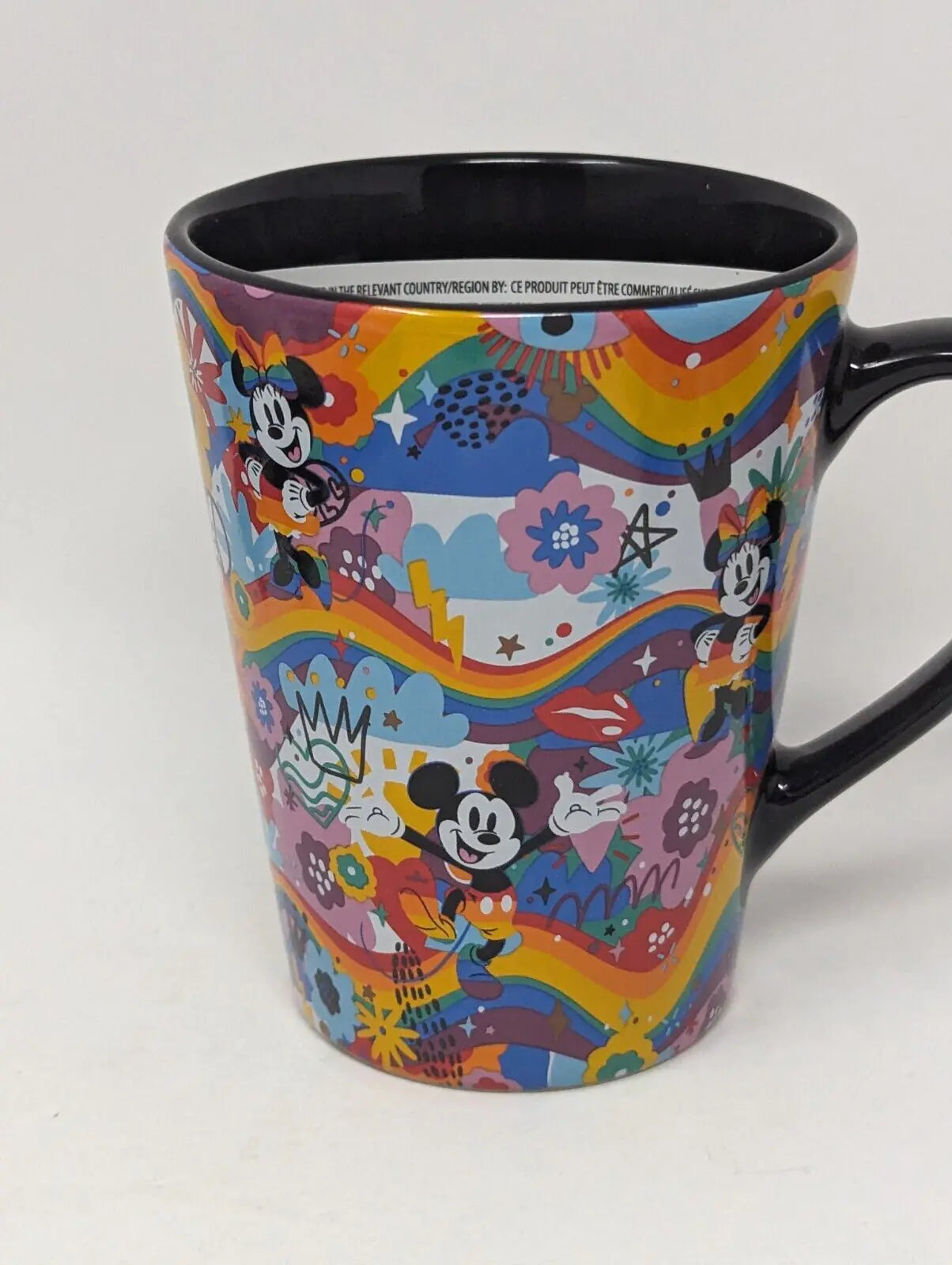 Mickey Minnie Mouse Disney Pride Rainbow Collection Ceramic Mug Disney Parks