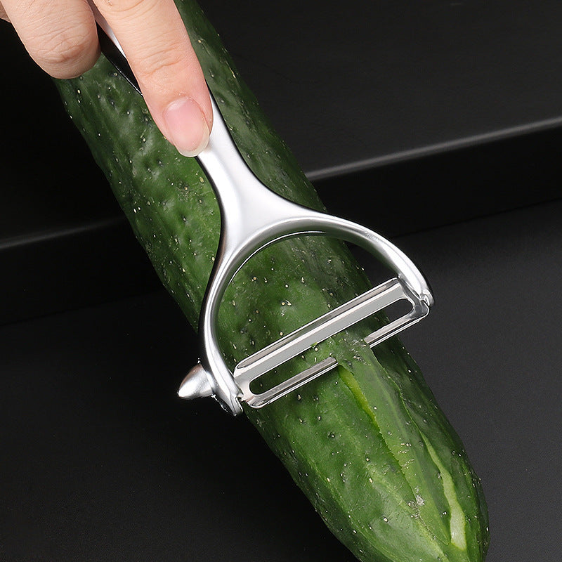 Zinc Alloy Two-in-One Kitchen Peeler