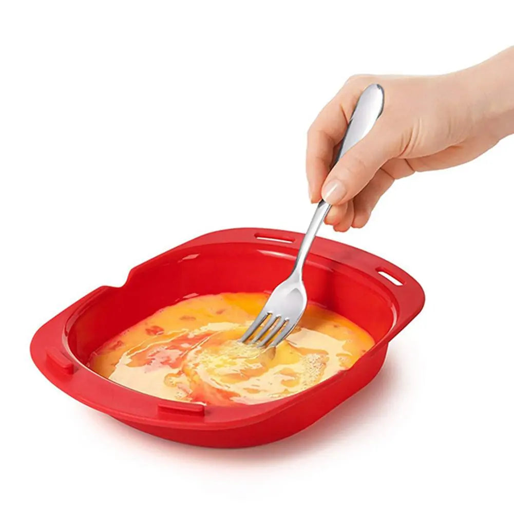 Microwave Oven Silicone Omelet Mold Tool