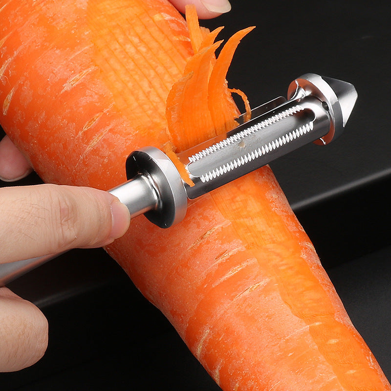 Zinc Alloy Two-in-One Kitchen Peeler