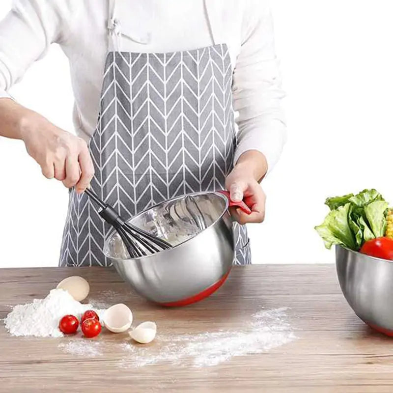 Stainless Steel Non Slip Mixing Bowls