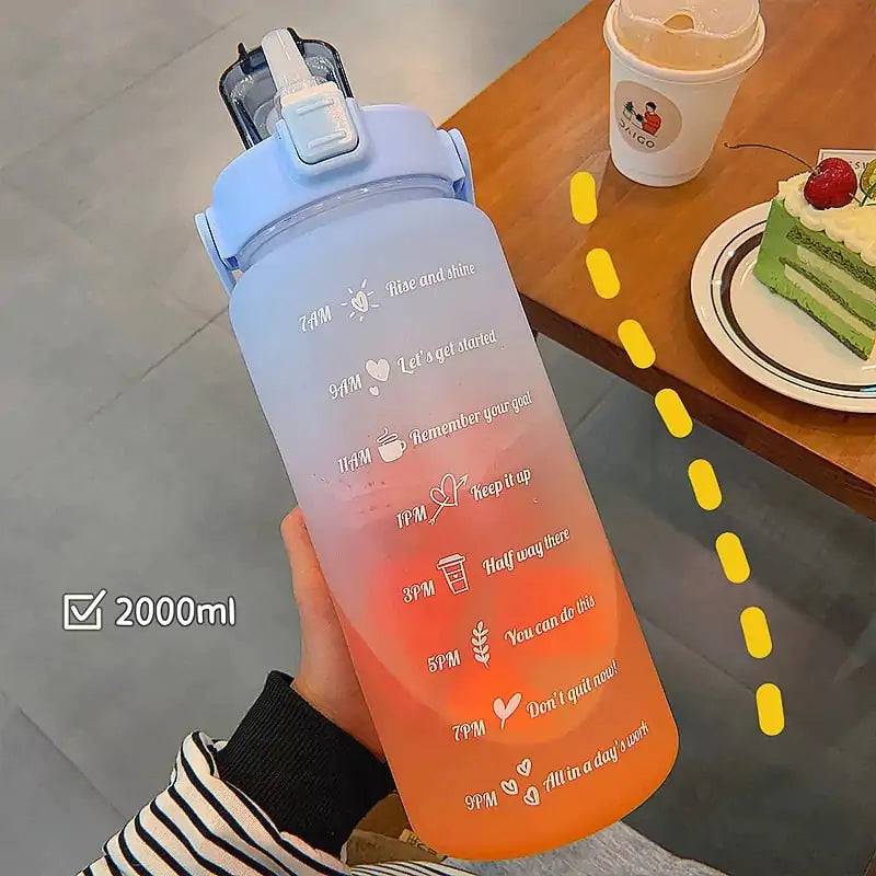 Colourful Frosted Water Bottle