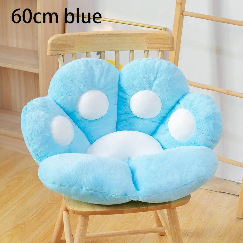 Plush Cat Bear Paw Seat Cushion