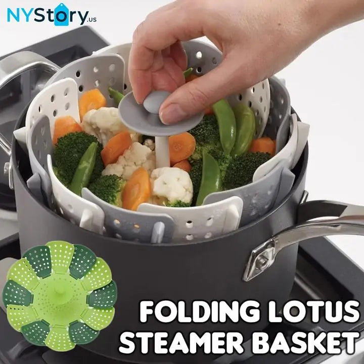 Folding Lotus Steamer Basket