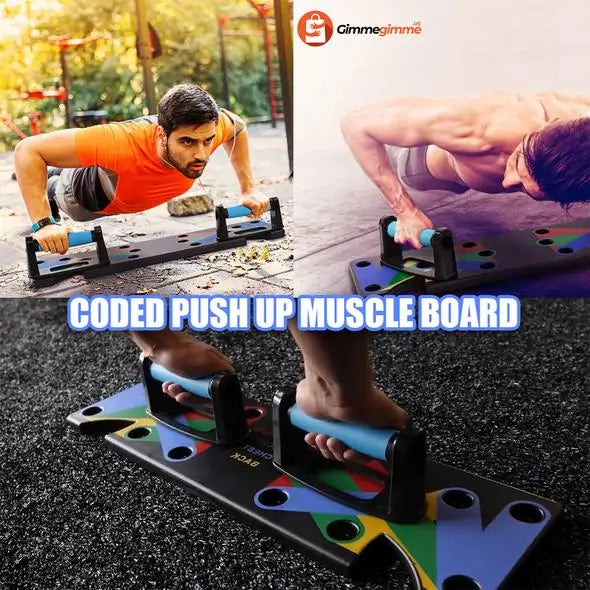 Coded Push Up Muscle Board