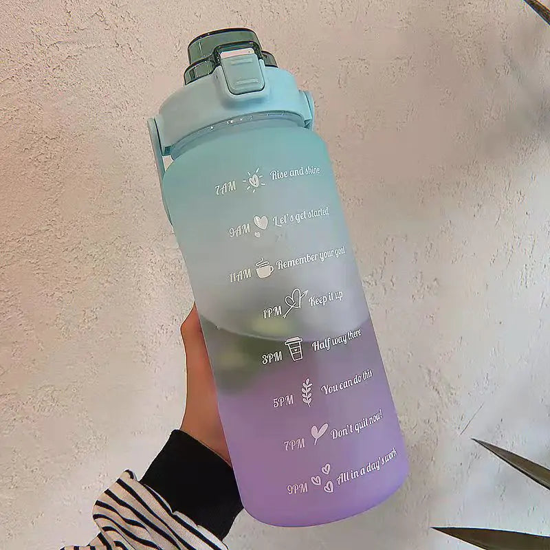 Colourful Frosted Water Bottle