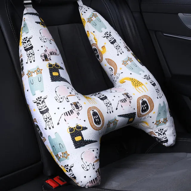 Almohada de viaje de animales para niños