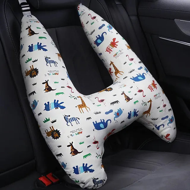 Almohada de viaje de animales para niños