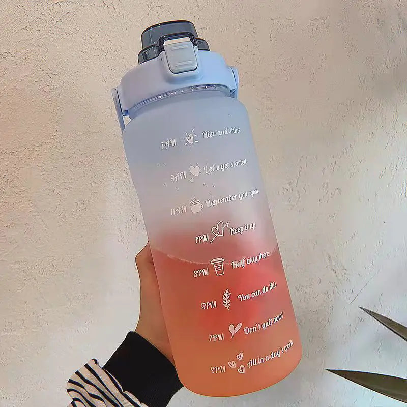 Colourful Frosted Water Bottle