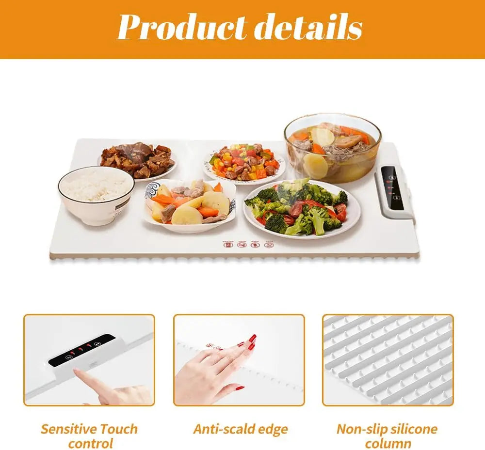 Adjustable Temperature Electric Warming Tray