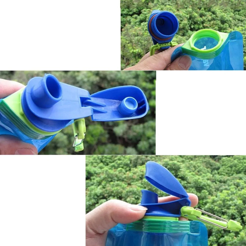 Reusable Sports & Travel Collapsible Water Bottle