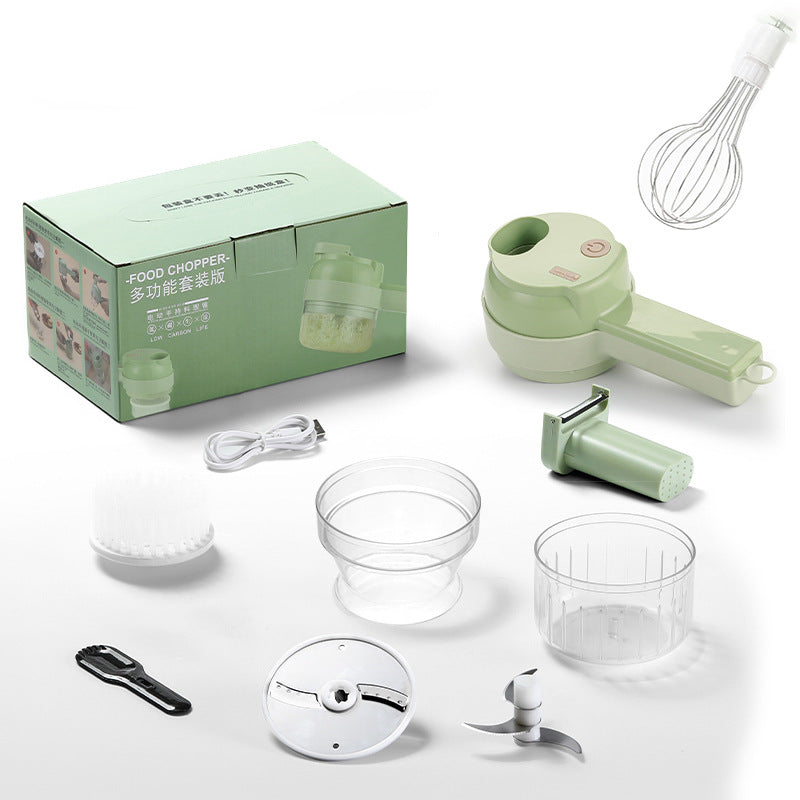 Multifunctional Electric Garlic Chopper Slicer