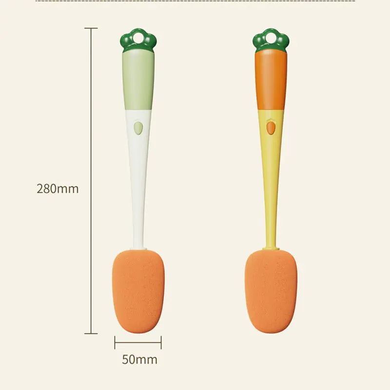 Cleaning Brush with Removable Sponge