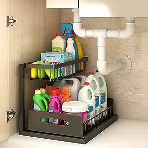 Organizador de cajones deslizantes para cocina