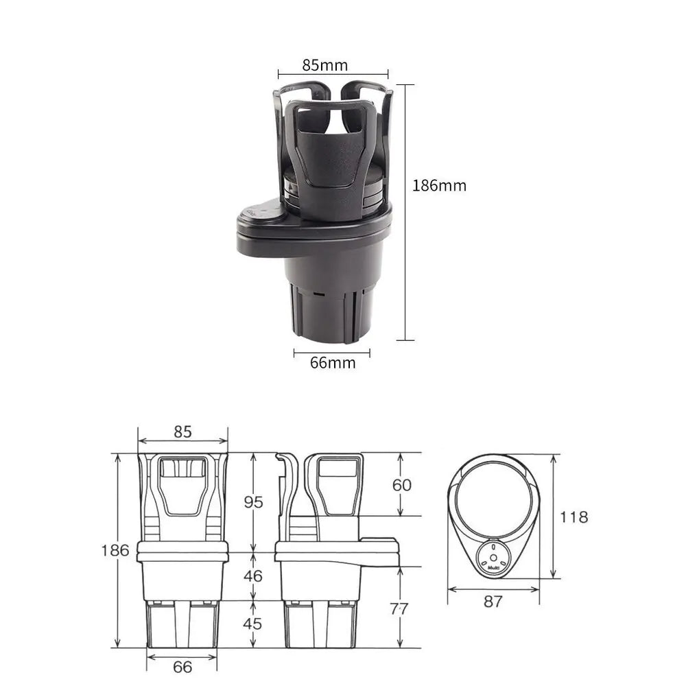 Adaptador expansor de portavasos