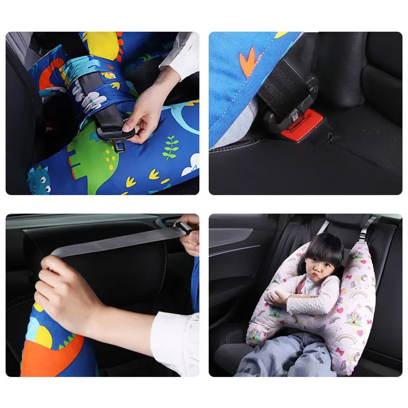 Almohada de viaje de animales para niños